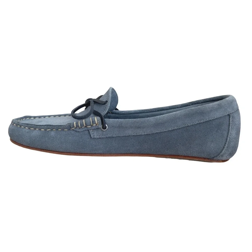 ALLEN EDMONDS Super Sport Blue Suede Moccasin Driving LoaferEXCELLENT CONDITION!